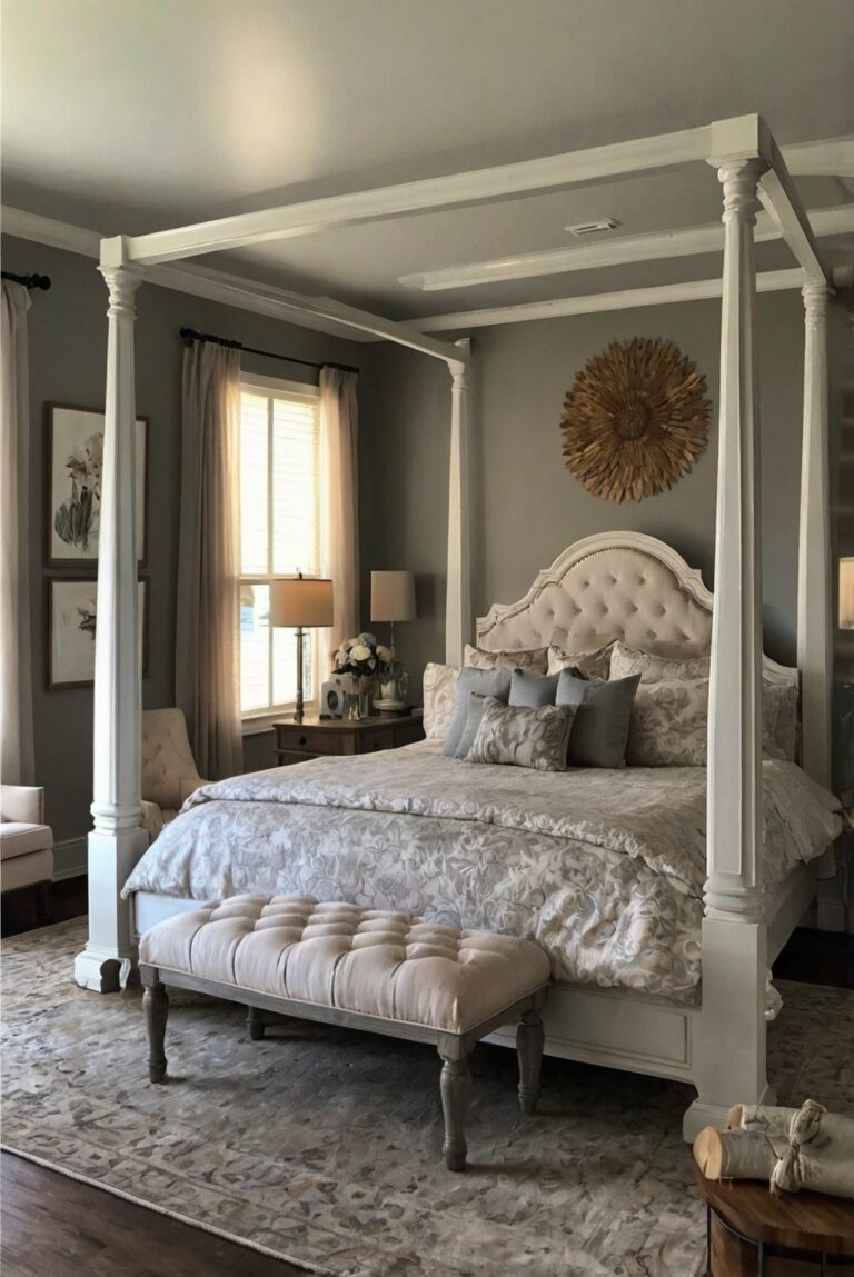 How to Create a Luxurious Bedroom with a Four-Poster Bed?