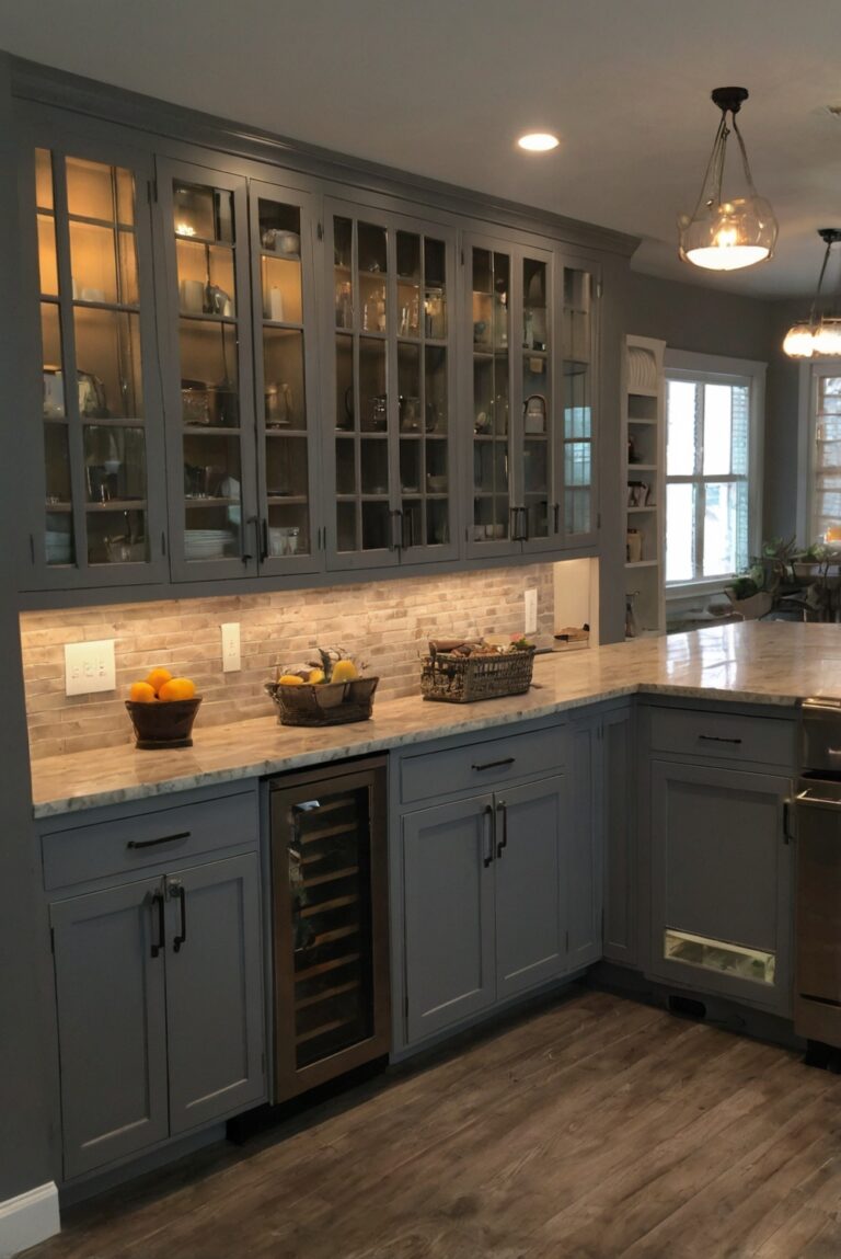 How to Incorporate Glass Front Cabinets into Your Kitchen Design?