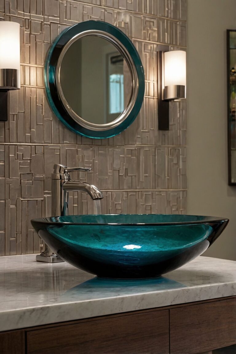 What Are Some Stylish Options for Glass Vessel Sinks in Bathrooms?