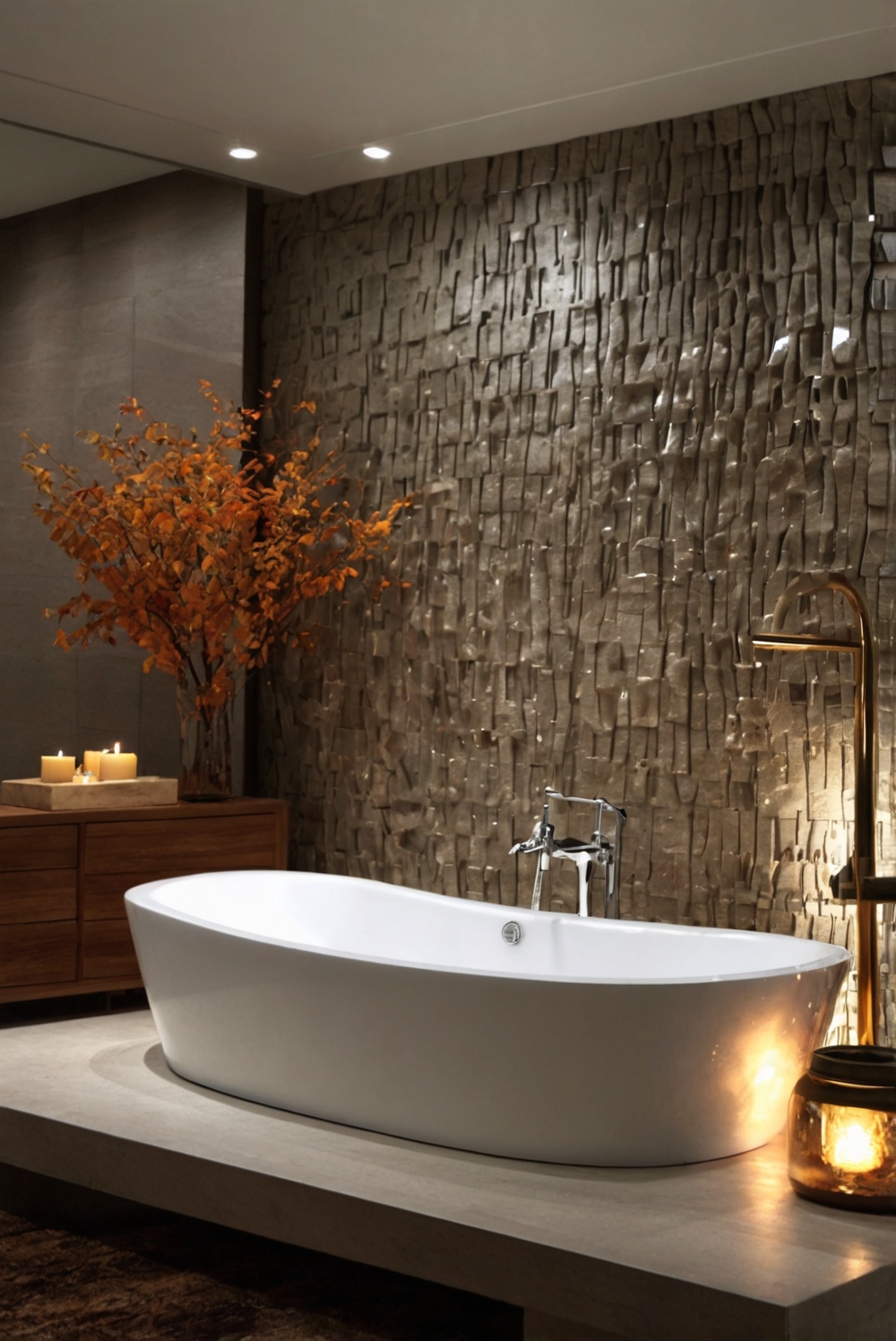 Fall bathroom decor, Bathroom renovation, Bathroom upgrades, Spa bathroom design, Luxury bathroom accessories