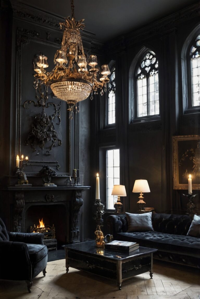 Gothic home decor, Gothic furniture, Gothic interior design, Dark interior design, Victorian gothic