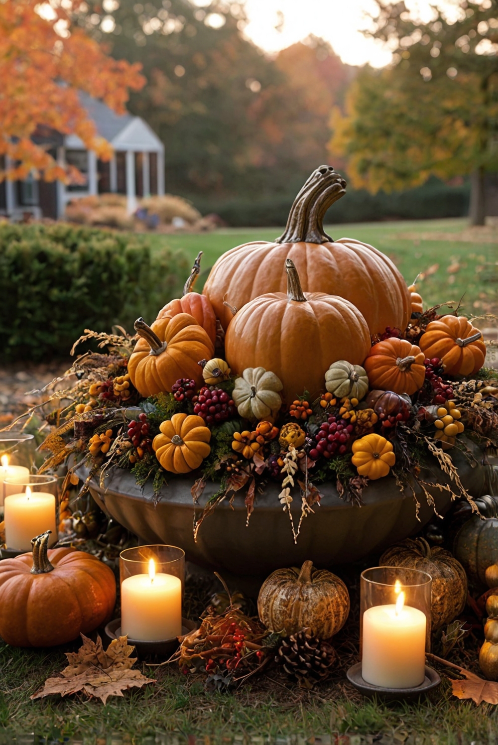 Thanksgiving decor, Outdoor fall decorations, Fall front porch, Thanksgiving centerpiece, Harvest decorations